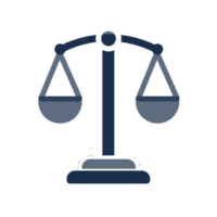 Lady Justice scales – symbol for compliance and legal in U.S. expansion