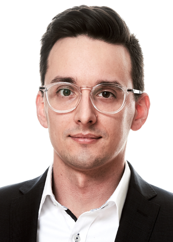 Portrait of Jakub Fousek from EFS Consulting with white background